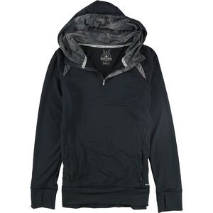 SOLFIRE Womens Accelerate Hoodie Sweatshirt, Black, NWT